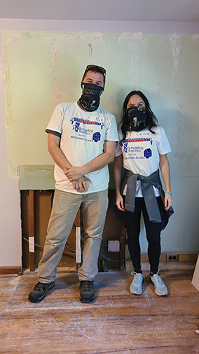 Turnkey Team Volunteers at Rebuilding Together Event