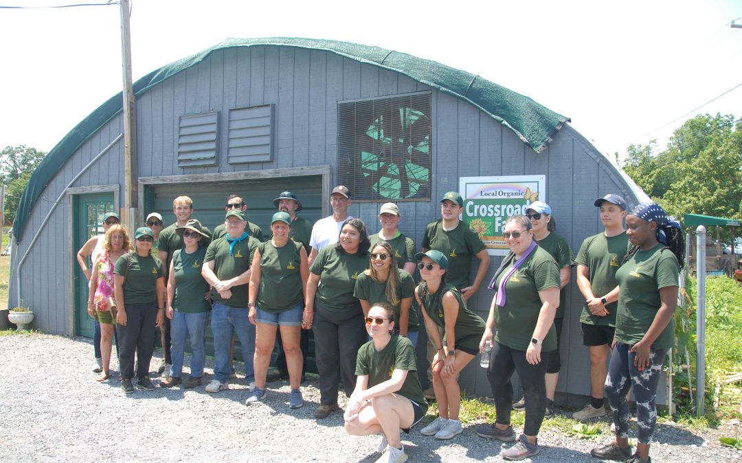 Walden Volunteers at Crossroads Farm